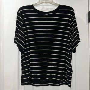 Black and White Striped T-Shirt
